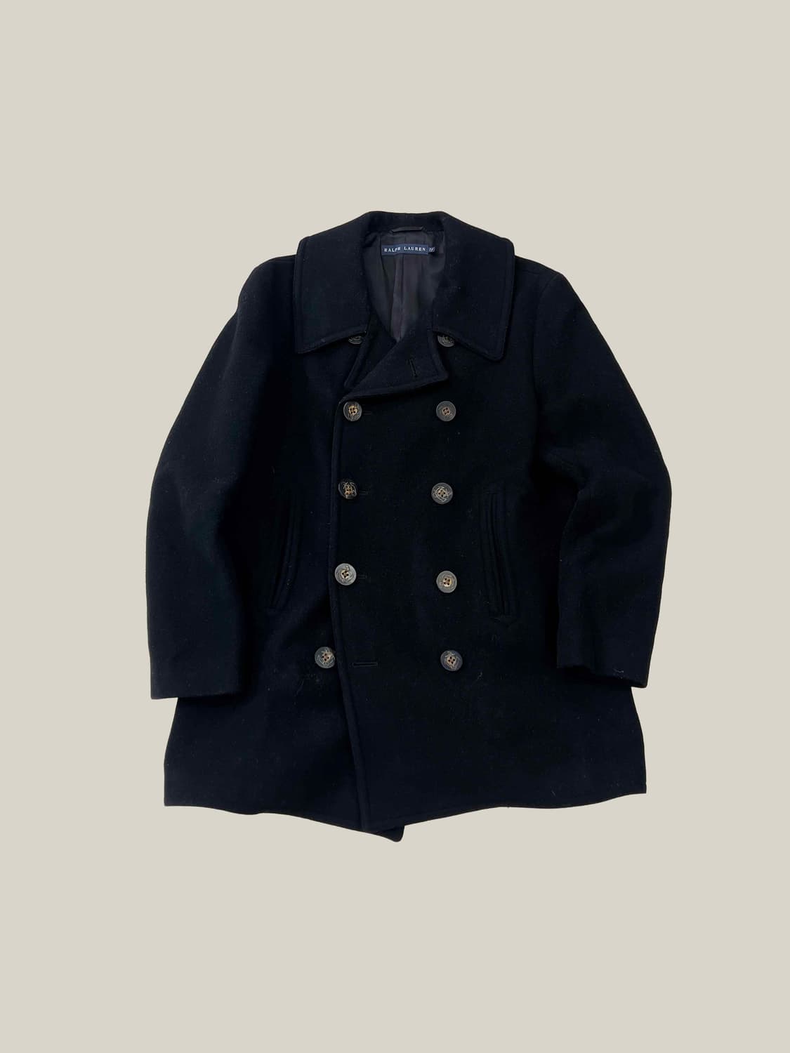 폴로 랄프로렌 블랙 피코트 상품이미지1