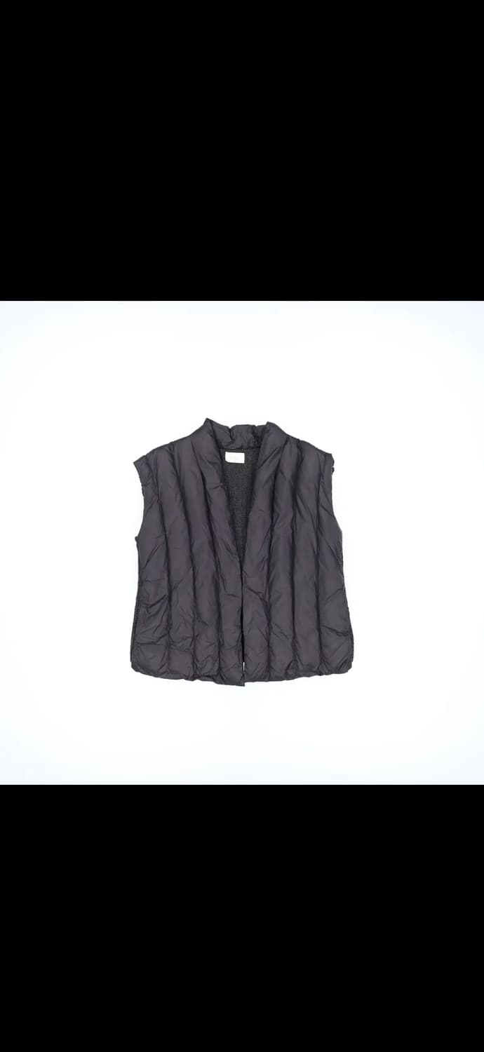 멜본 여성 패딩조끼(단추자석) 1210H1 상품이미지3