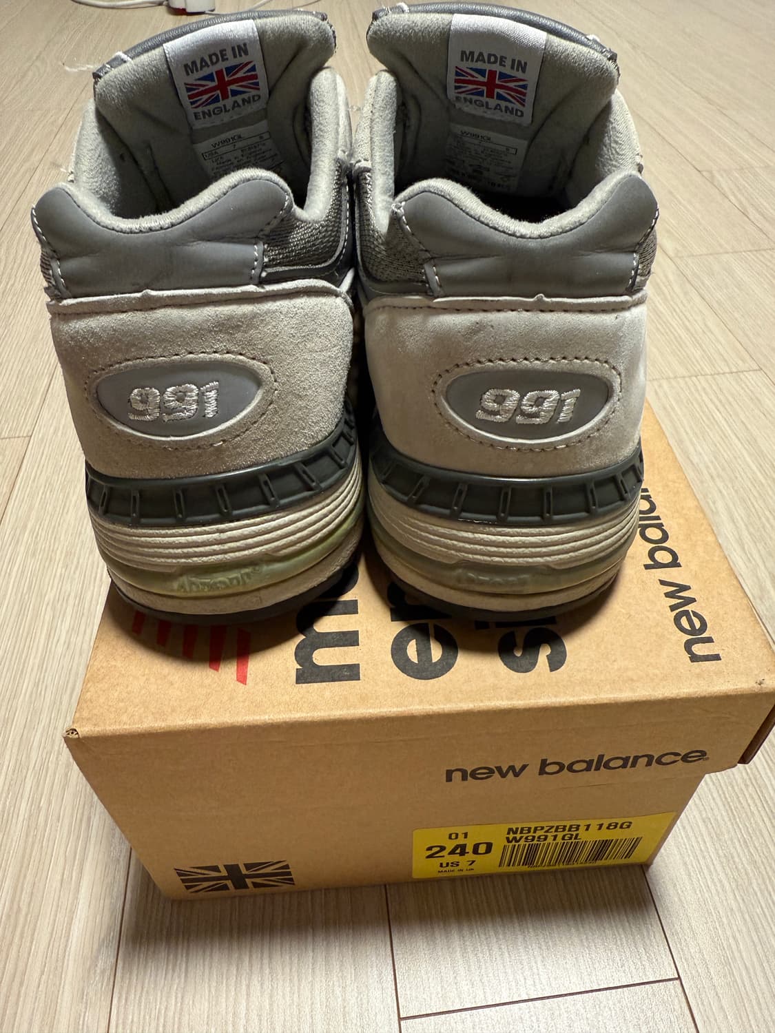 뉴발란스 w991gl 그레이 240 상품이미지4
