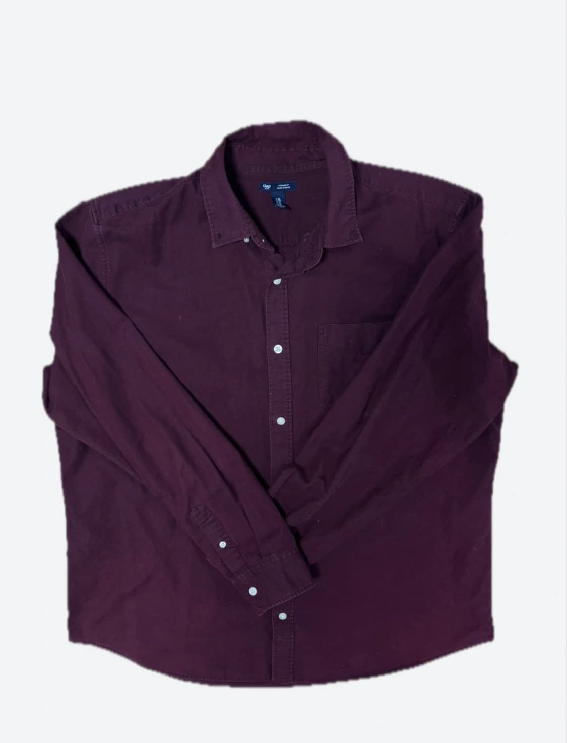 Gap 버건디 셔츠 XL 상품이미지1