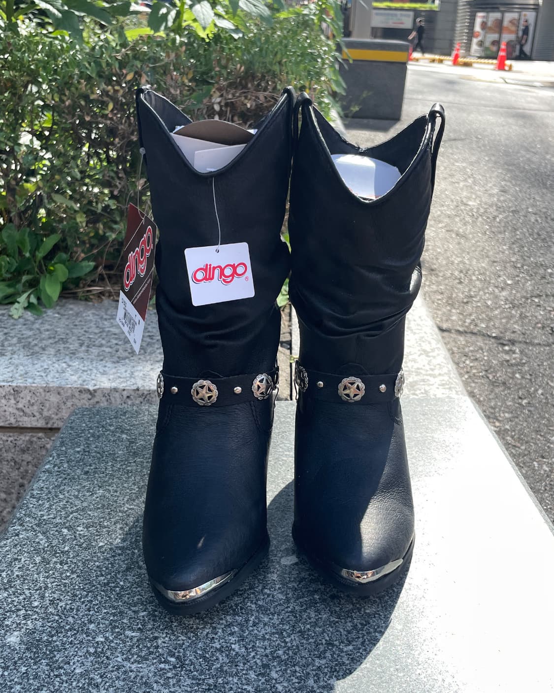 블랙 웨스턴 하네스 바이커 부츠  상품이미지5