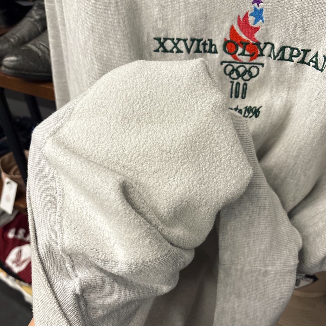 90s 챔피온 리버스위브 '96 애틀랜타 올림픽 수베니어 스웻 N1216 상품이미지6