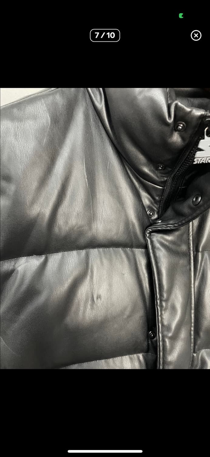 스타터 레더 다운 베스트 A3178 상품이미지7