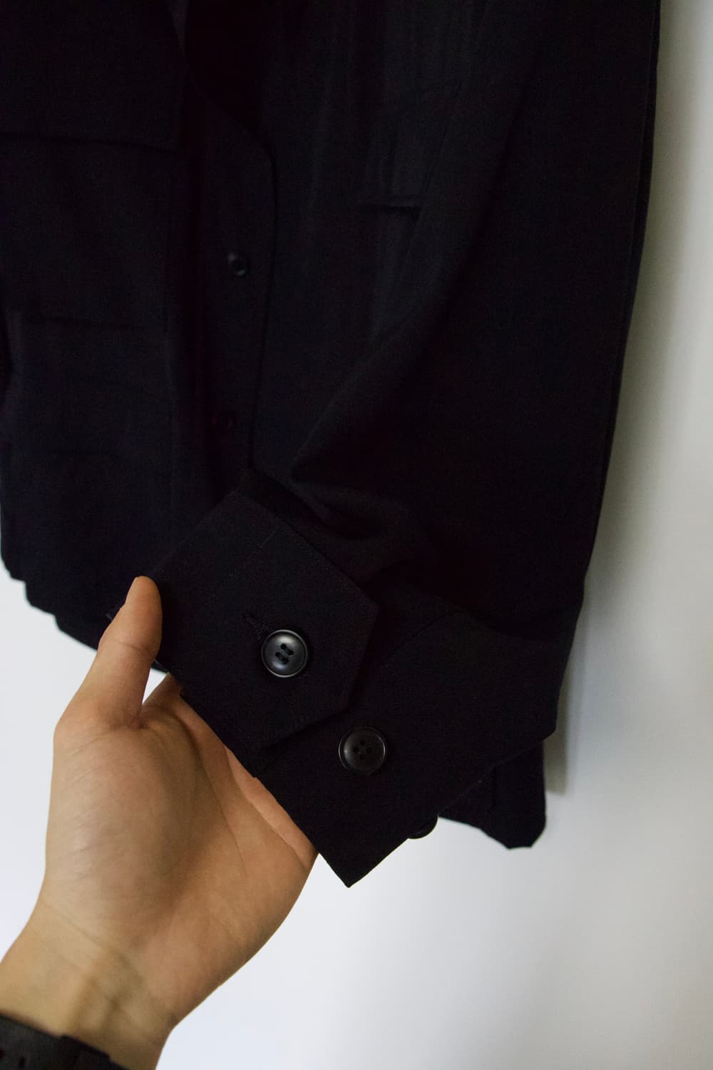 코모리 울개버딘 bdu 자켓 다크네이비 1사이즈 상품이미지4