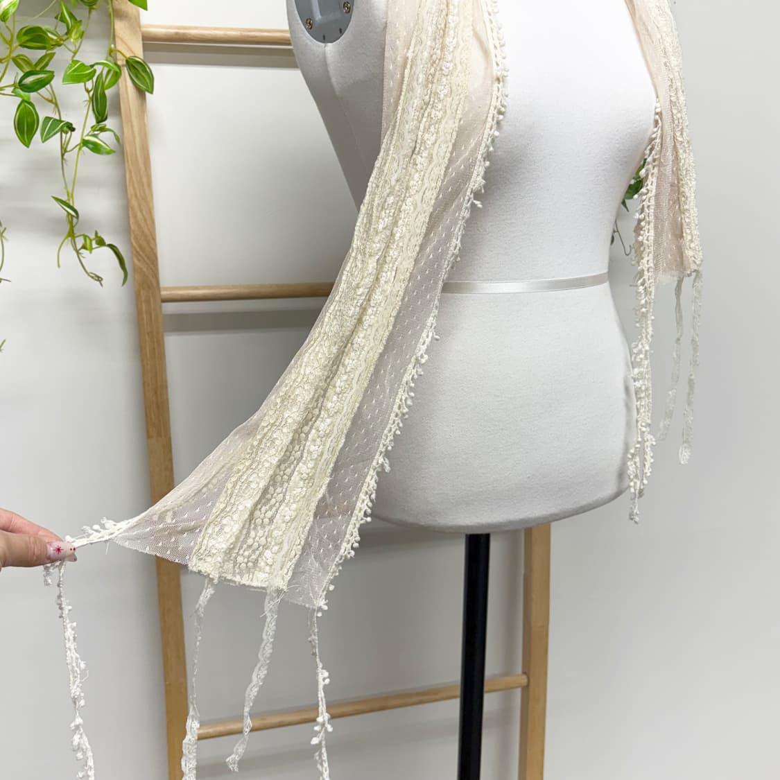 JPN/ 레이스스카프 모리걸스카프 모리룩스카프 모리룩스카프 상품이미지3