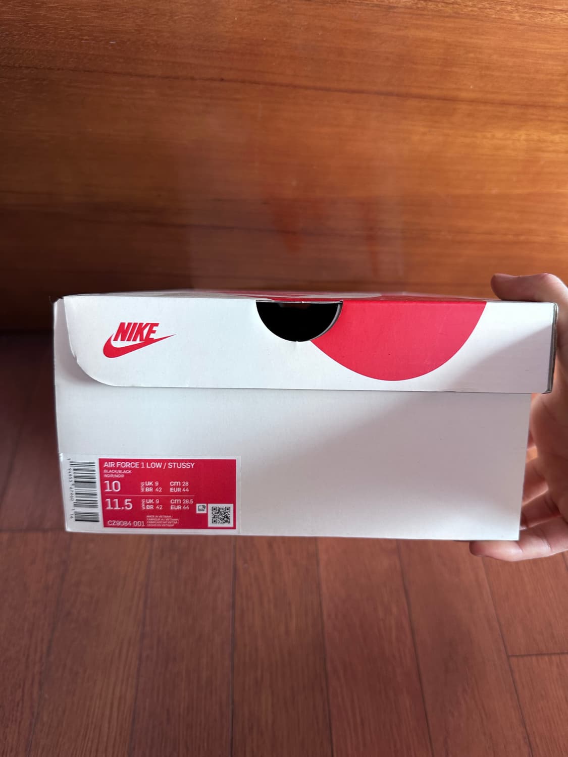 [280] 나이키 스투시 에어포스1 트리플 블랙 상품이미지8