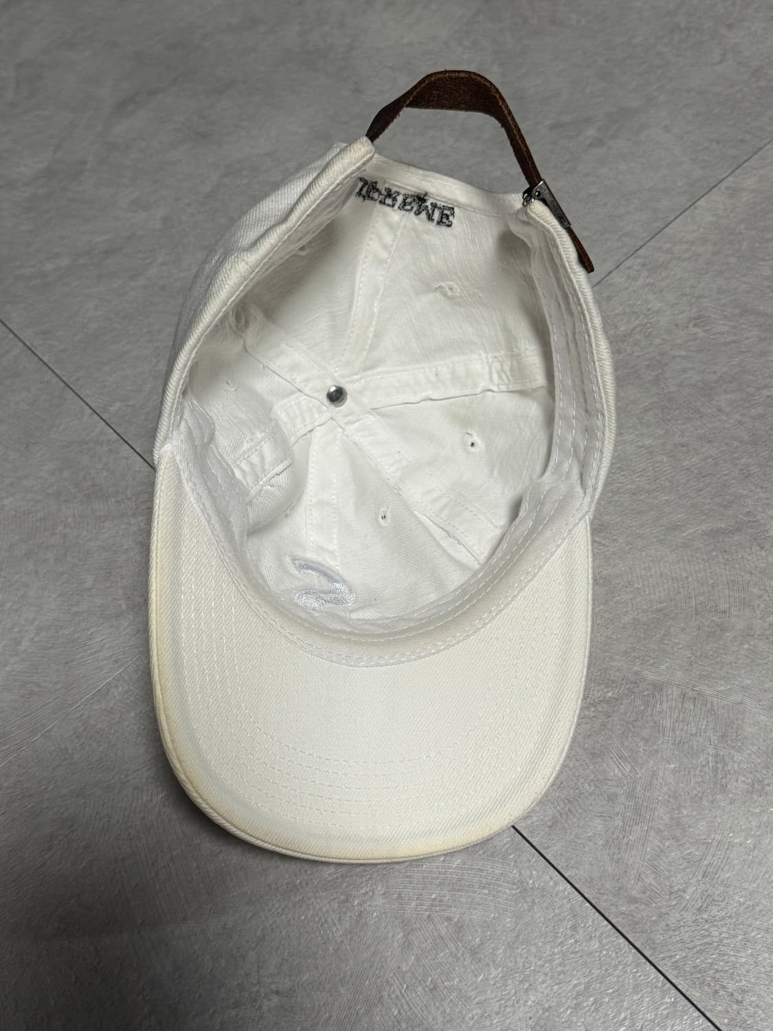 슈프림 S로고 캠프캡 볼캡 화이트 상품이미지2