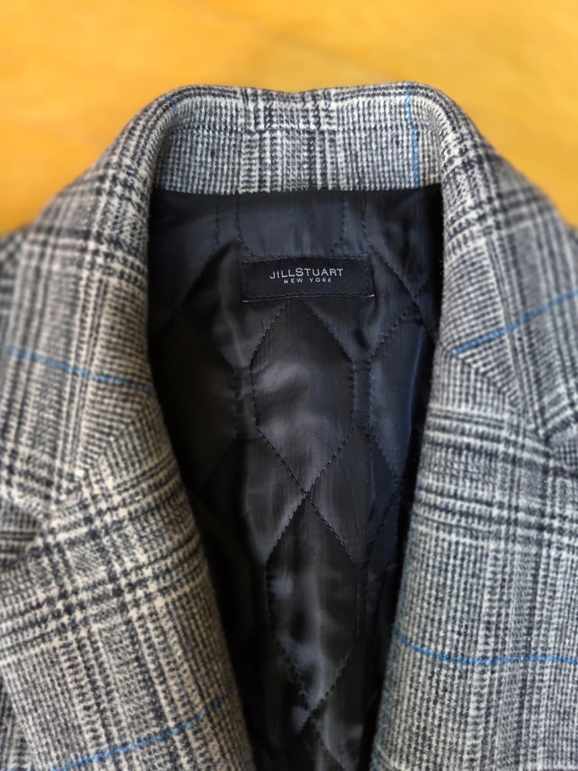 질스튜어트뉴욕 더블 체크코트 상품이미지2