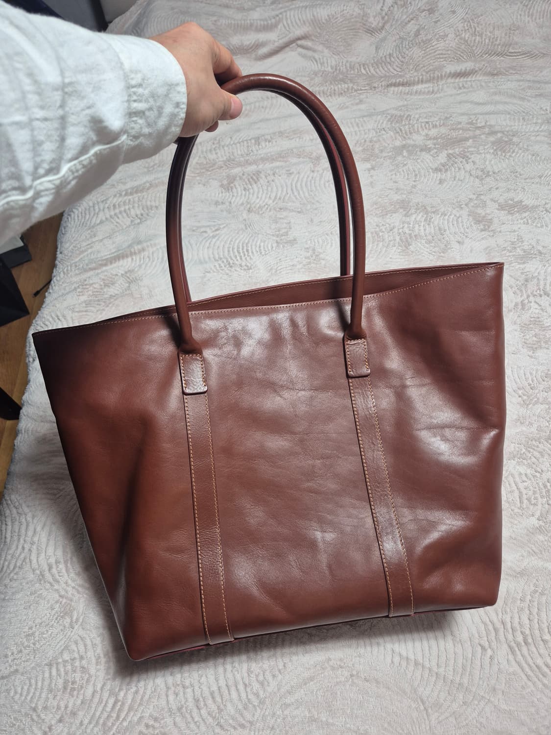 유니페어 토트백 탄 컬러 상품이미지2