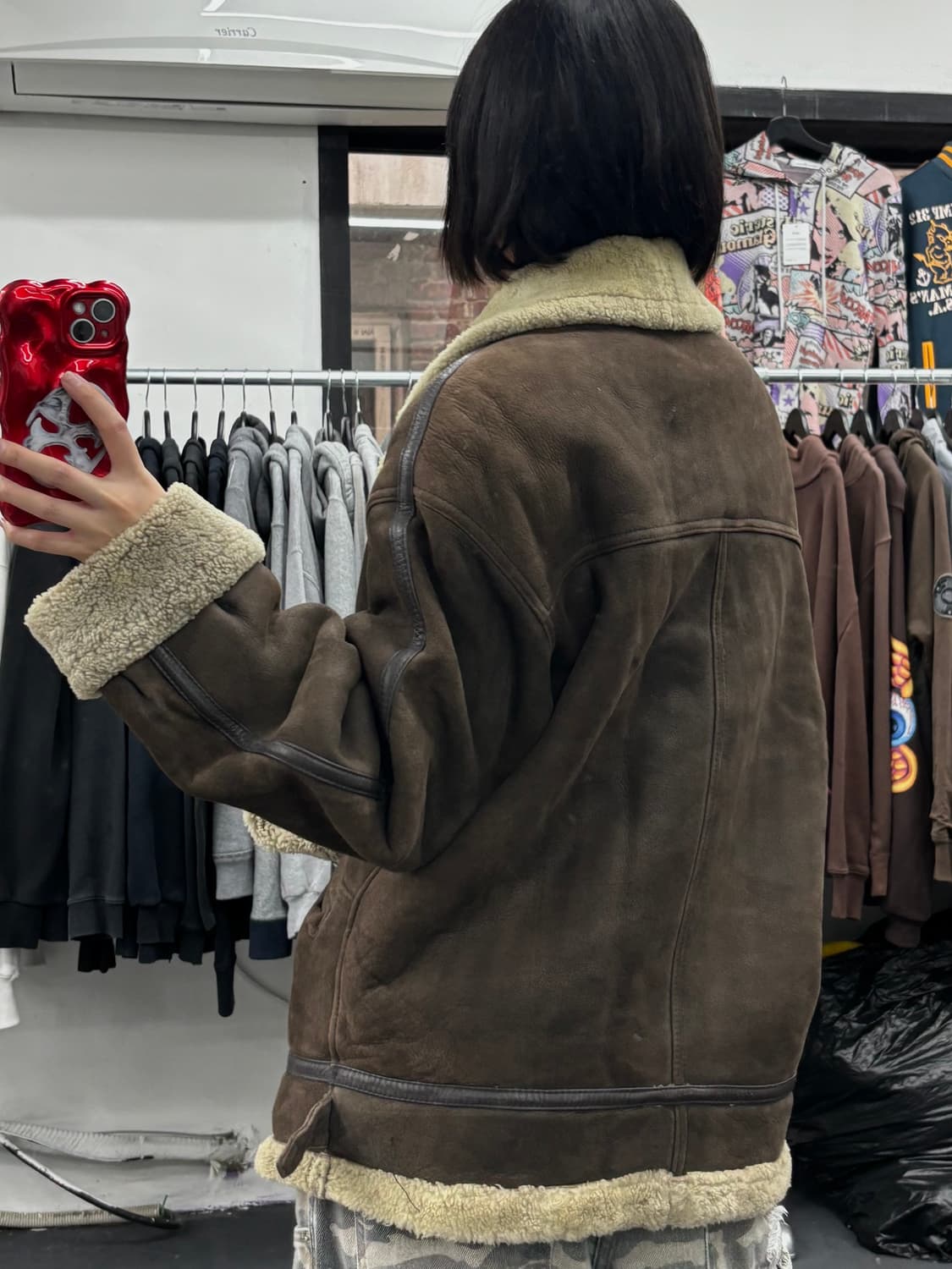 VTG 양가죽 B3 무스탕 자켓 상품이미지5