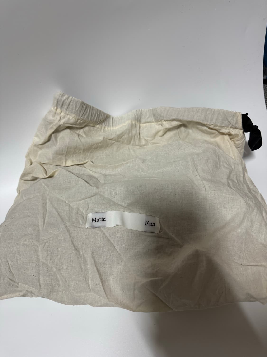 마뗑킴 워시드 데님 더플백 블랙 상품이미지7