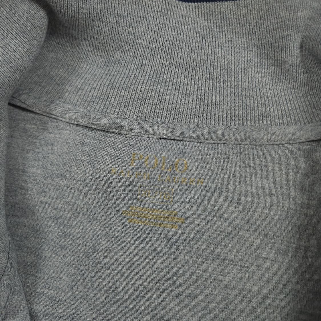 XL(105) 폴로랄프로렌 빅포니 코튼 트랙탑 그레이 상품이미지6