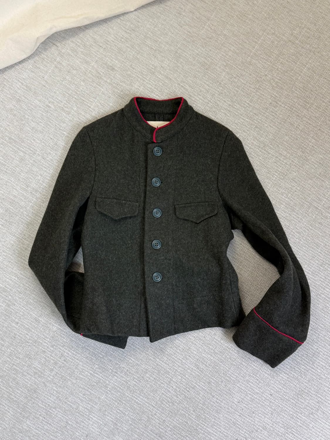 Mandoragora (by Nepenthes) 울 하이넥 자켓 상품이미지6