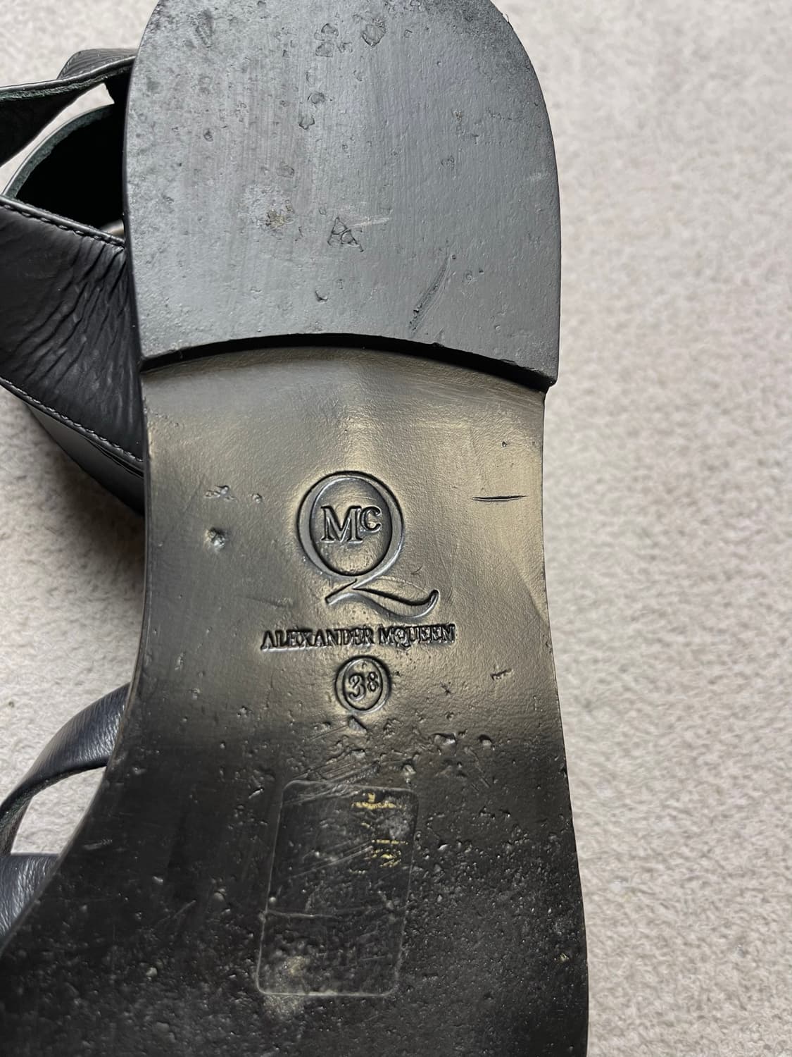 [38] 알렉산더 맥퀸 leather sandals -250 상품이미지6