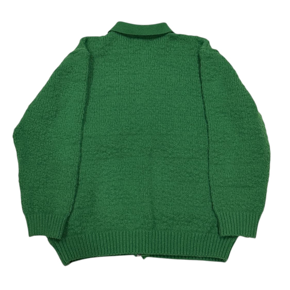 호아이보 클라우드 해비 니트집업 그린 상품이미지5