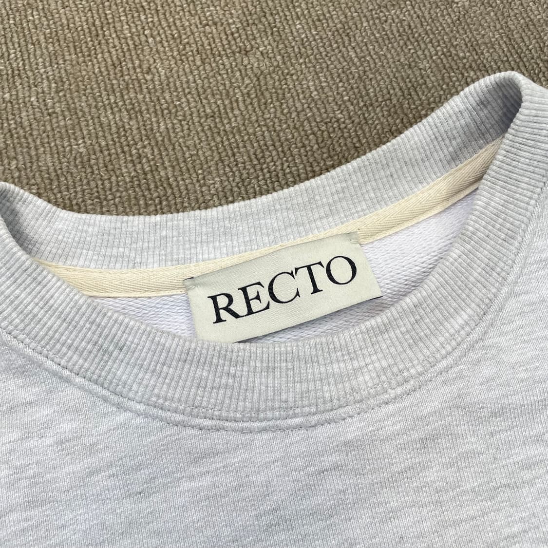 RECTO 렉토 우먼스 헤비웨이트 오버핏 맨투맨  상품이미지2