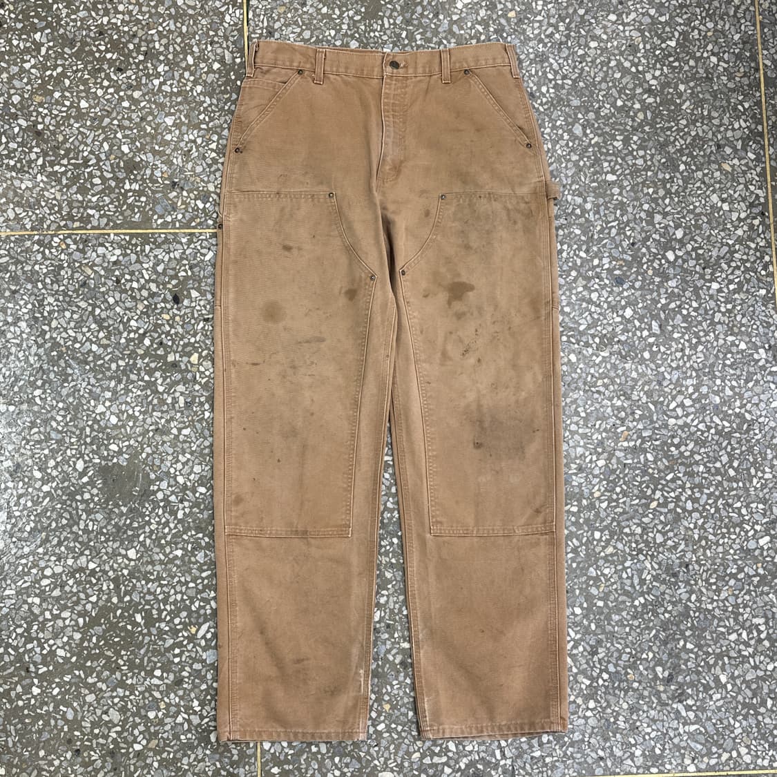 칼하트 더블니 카펜터 팬츠 B136-BRN 35 상품이미지1