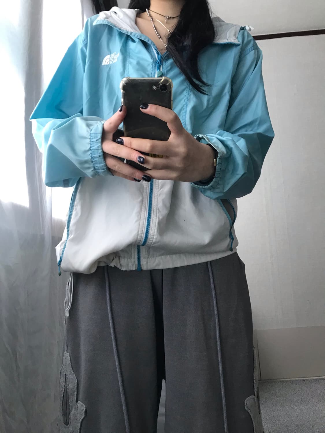 노페 연하늘 바람막이 상품이미지7