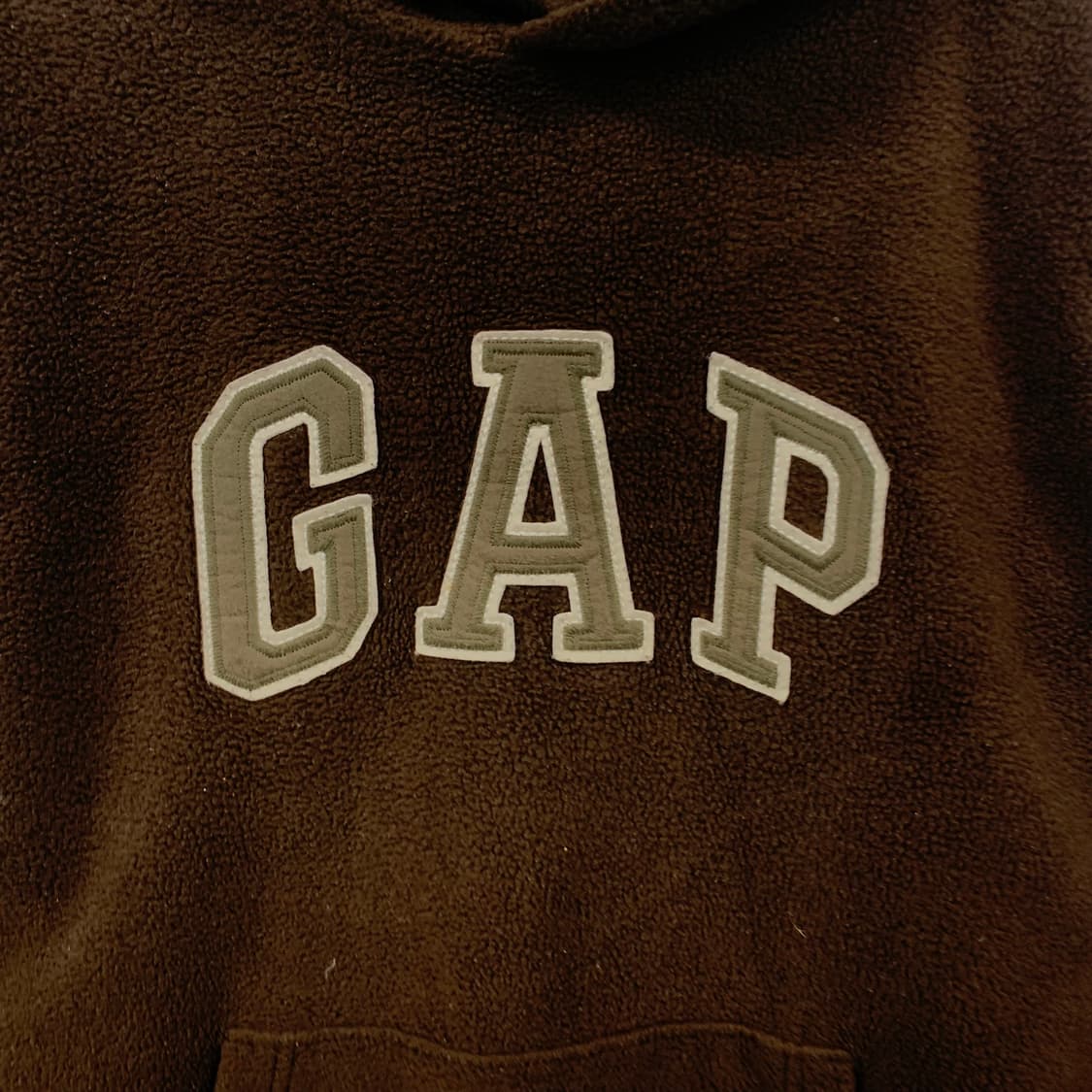 Gap 갭 브라운 플리스 후드티 상품이미지4