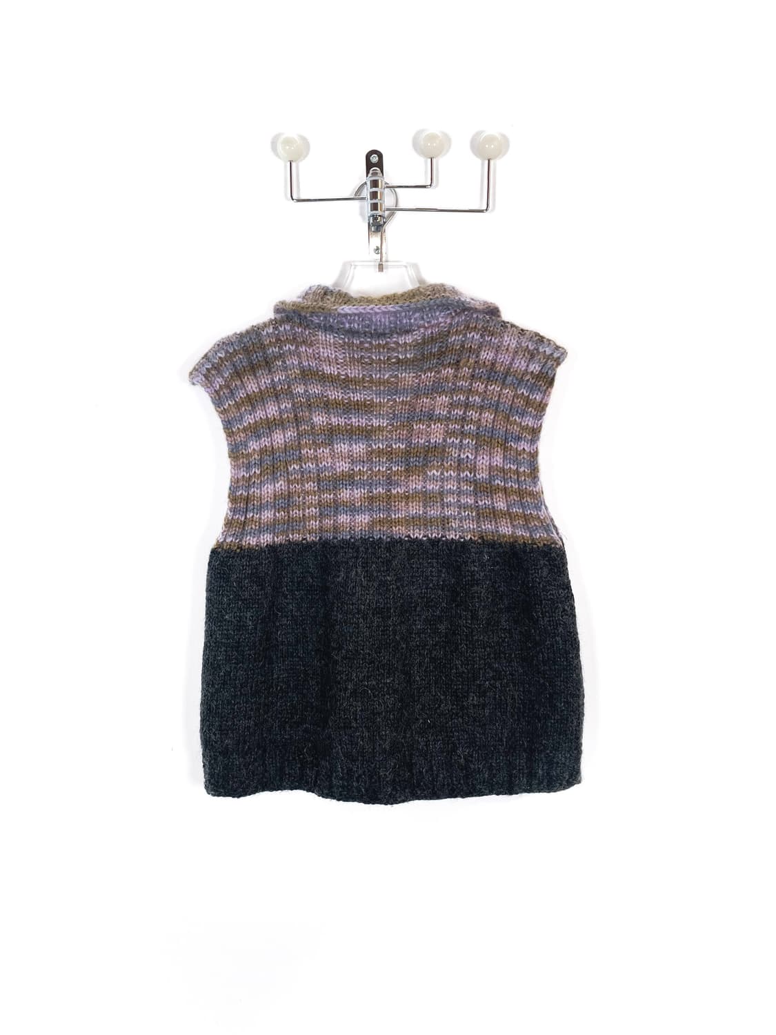 빈티지 버튼 니트 베스트 상품이미지4