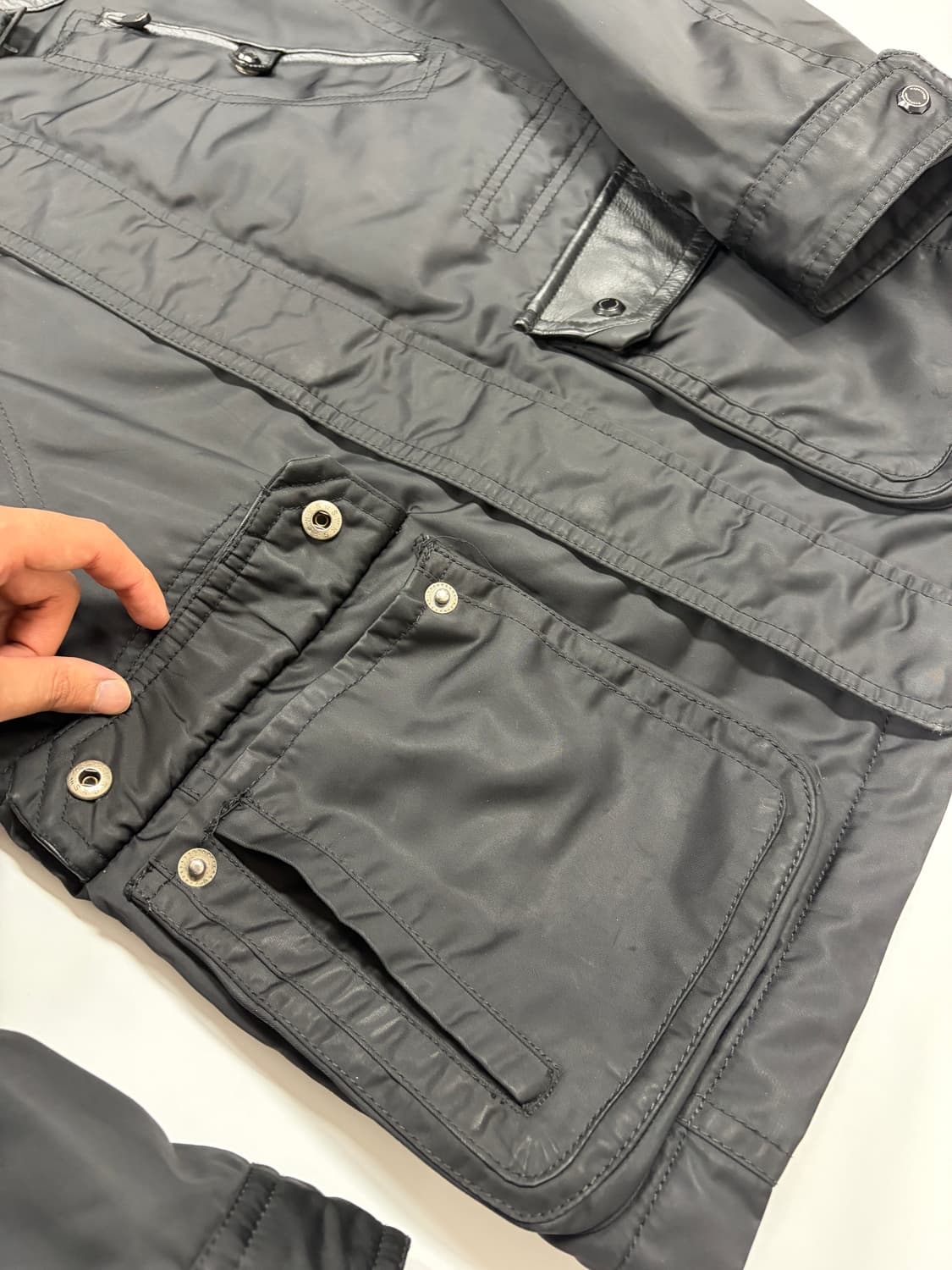 지이크 유틸리티 소가죽 자켓 상품이미지4