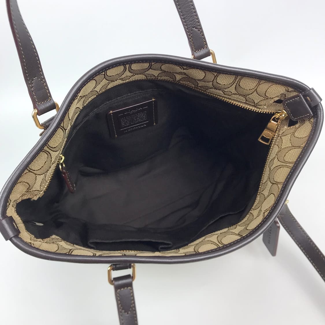 코치 COACH 시그니처 캔버스 집탑 토트백 여성 가방 상품이미지10