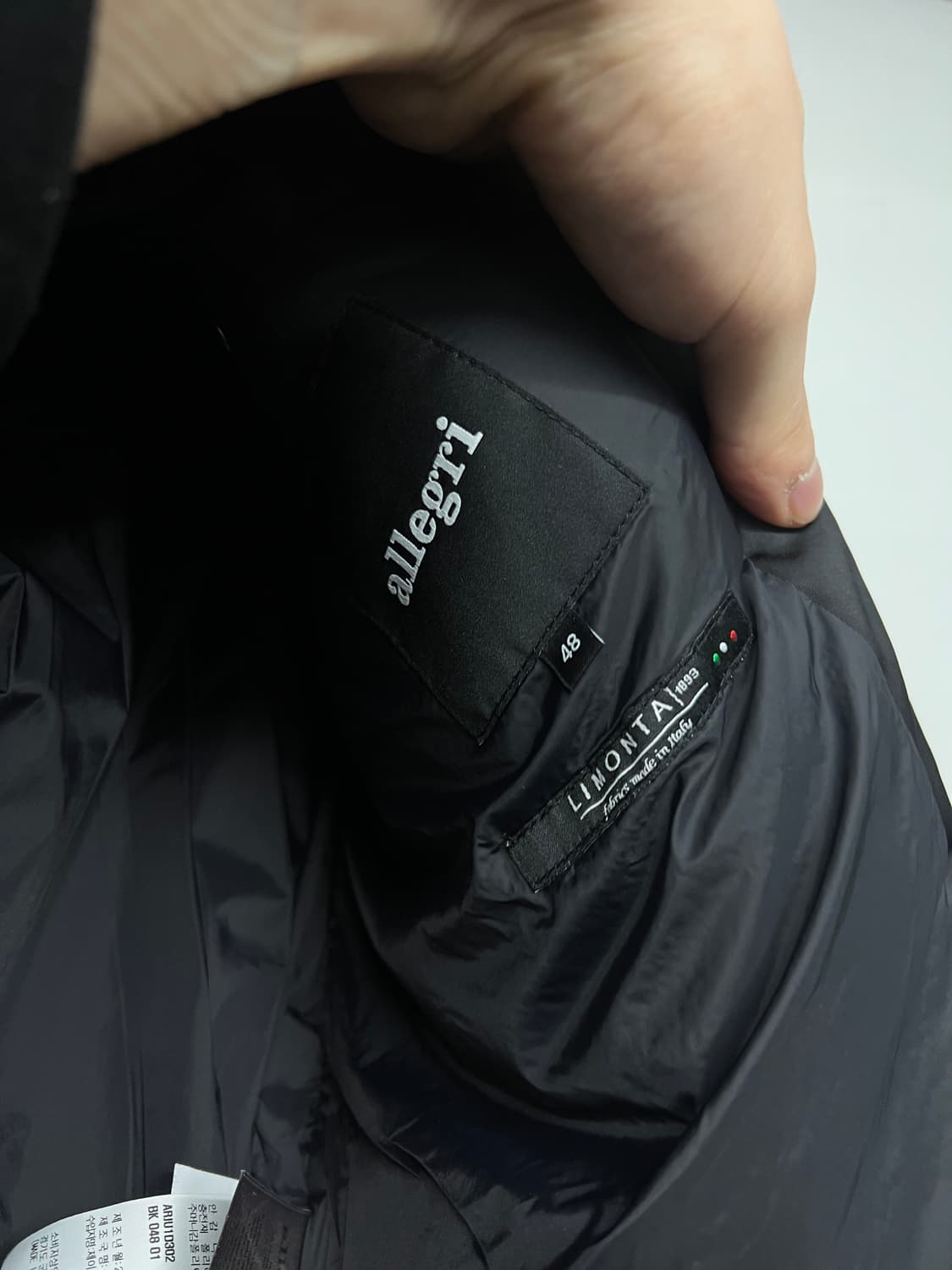 알레그리 LIMONTA 나일론 봄버자켓  상품이미지5