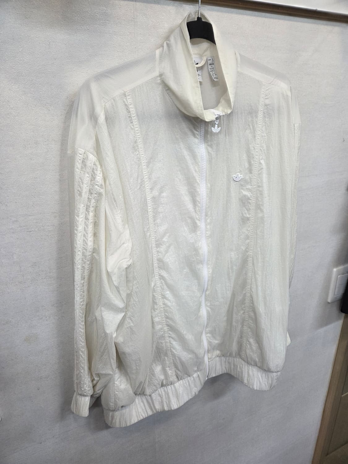 아디다스 여성 아디컬러 립스타 경량 트랙 바람막이 자켓 s 상품이미지5