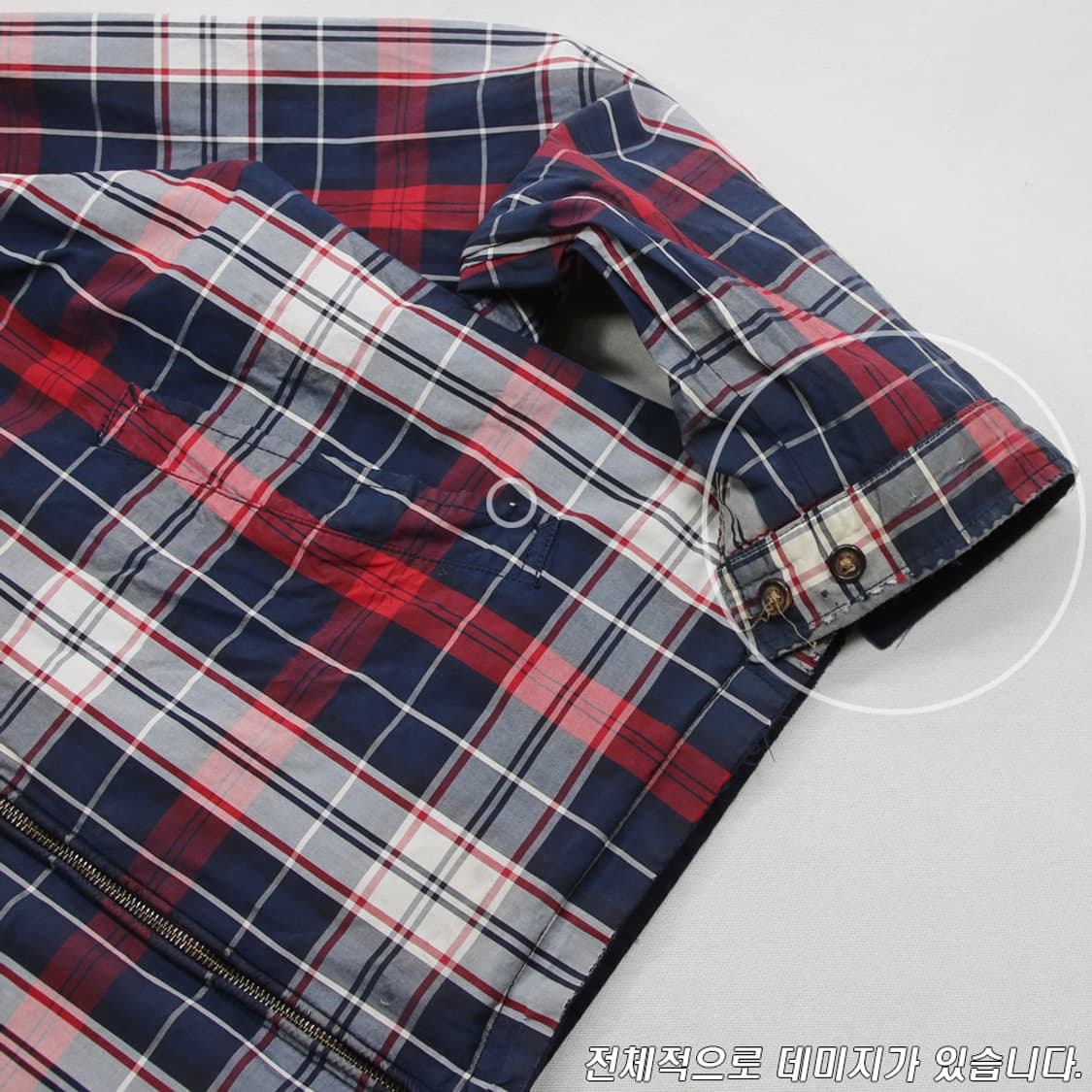 (착용컷) TOMMY HILFIGER 리버서블 블루종 (남성용 100) 상품이미지9