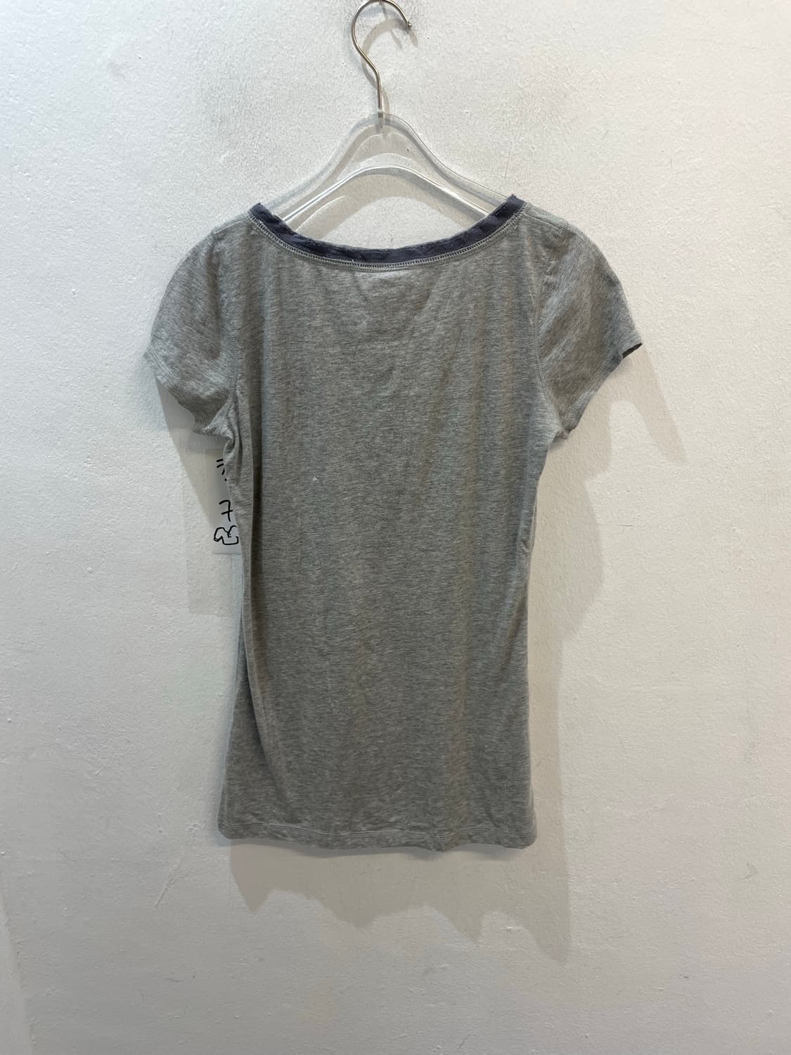 Abercrombie & Fitch gray half t 상품이미지5