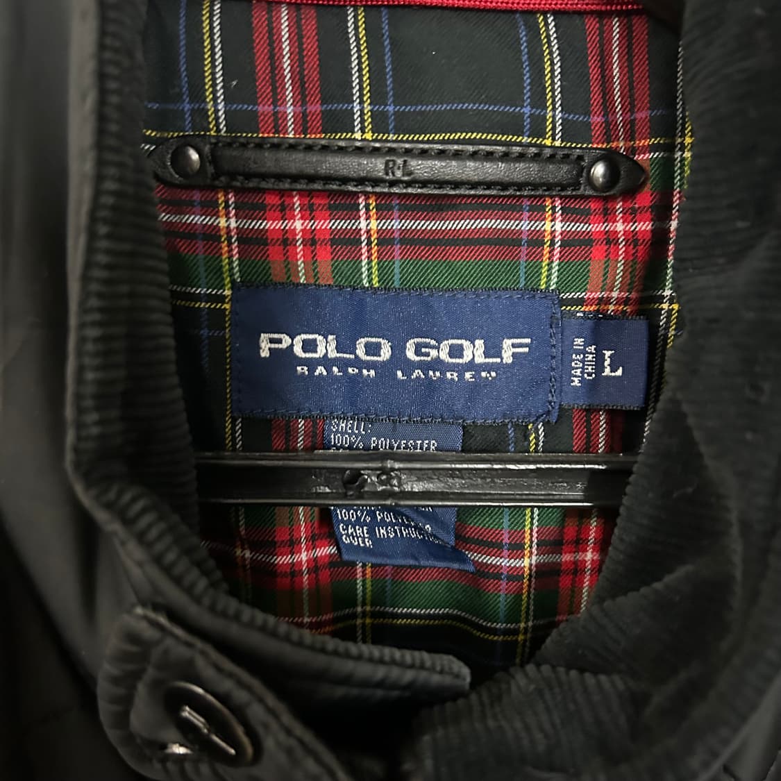 (L) 폴로 골프 퀼팅 자켓 블랙 상품이미지8