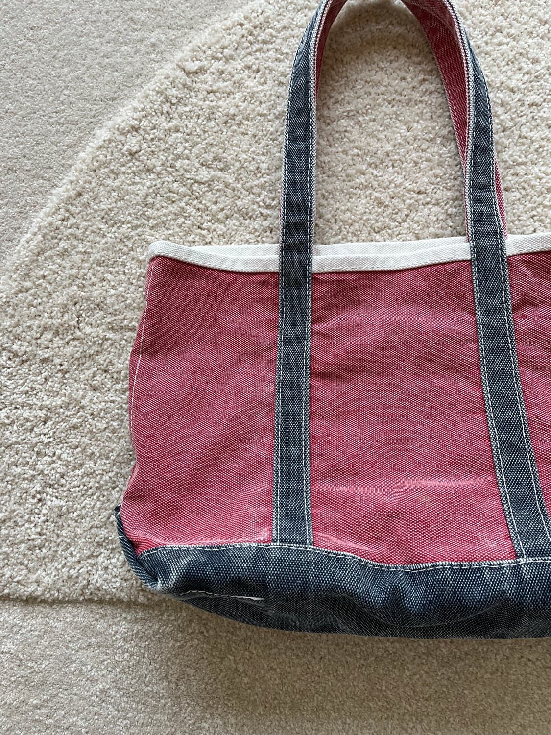 90s L.L.Bean Boat & Tote Bag (롱핸들) 상품이미지4