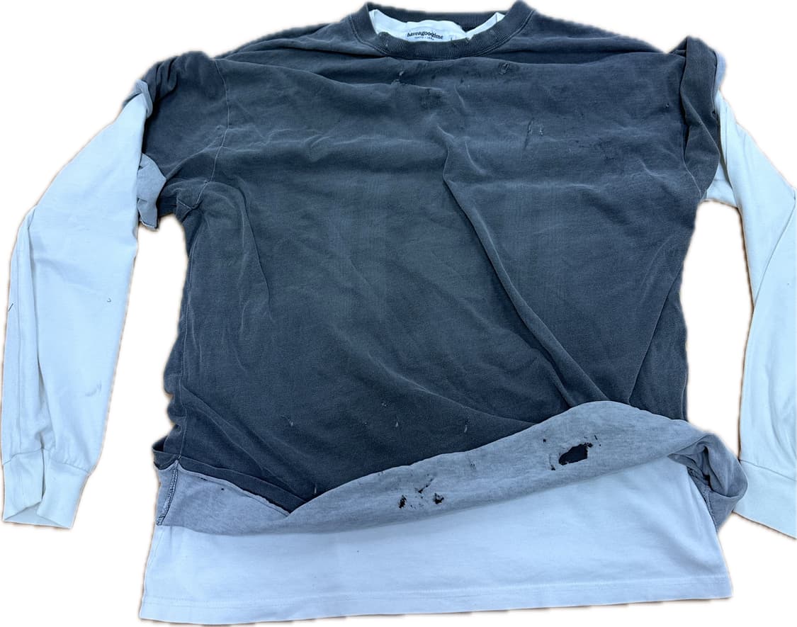 [4QW] Reconstructed Layered T-shirt 상품이미지2