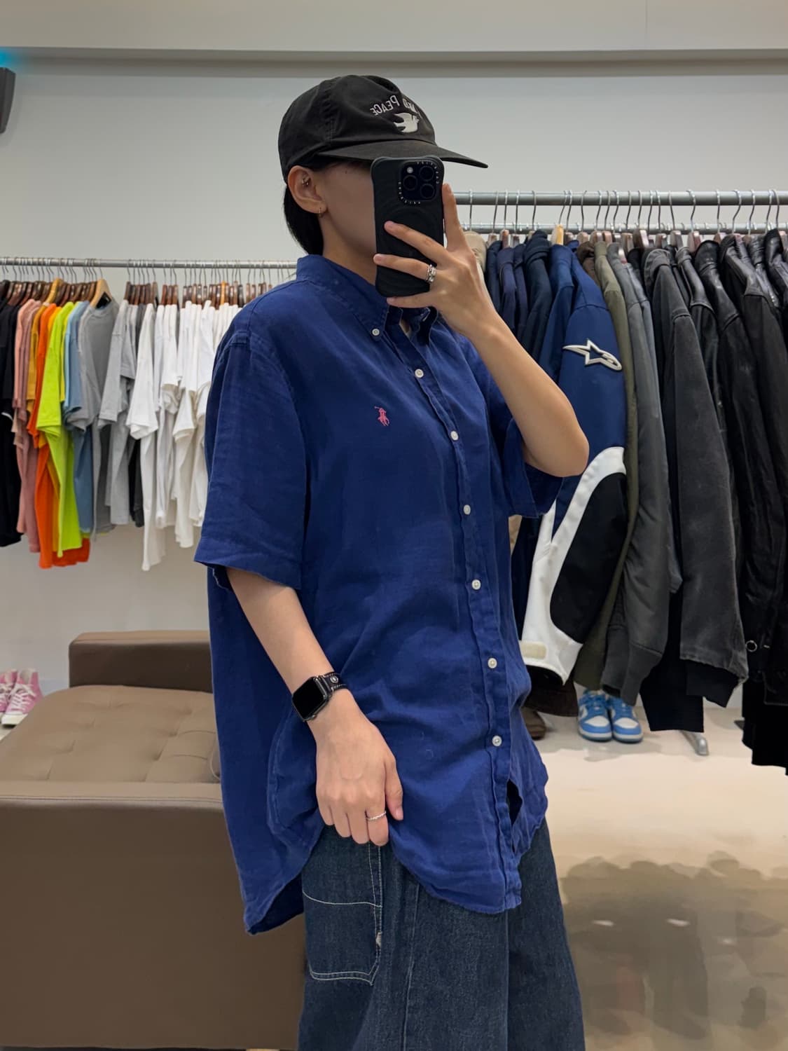 폴로 랄프로렌 린넨 반팔 셔츠 상품이미지5