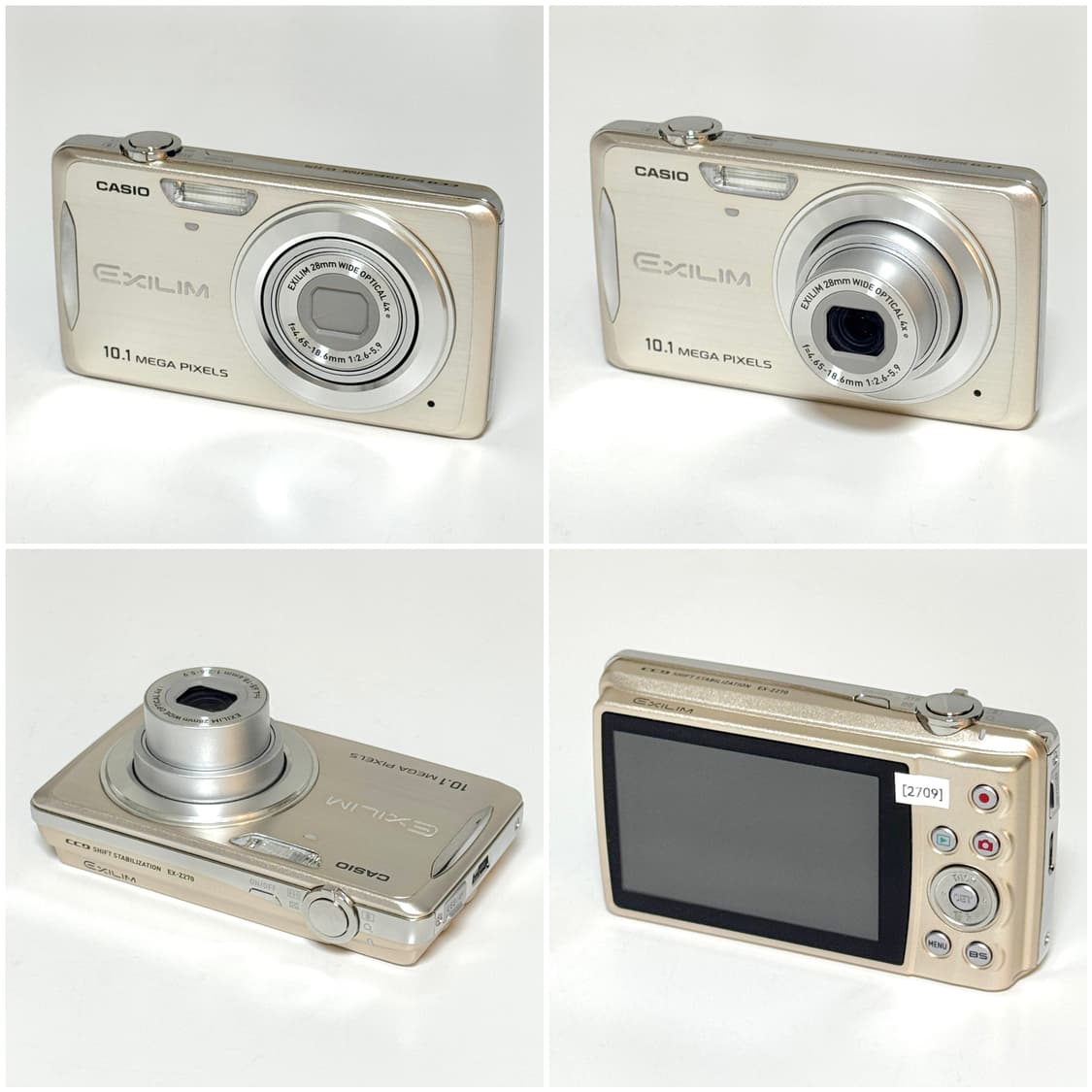 카시오 엑슬림 Z270 샴페인골드 빈티지디카 상품이미지3