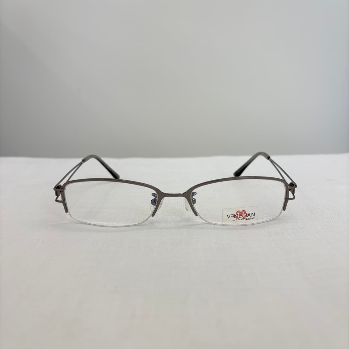 VENETIAN 실버 반무테 빈티지안경 상품이미지1