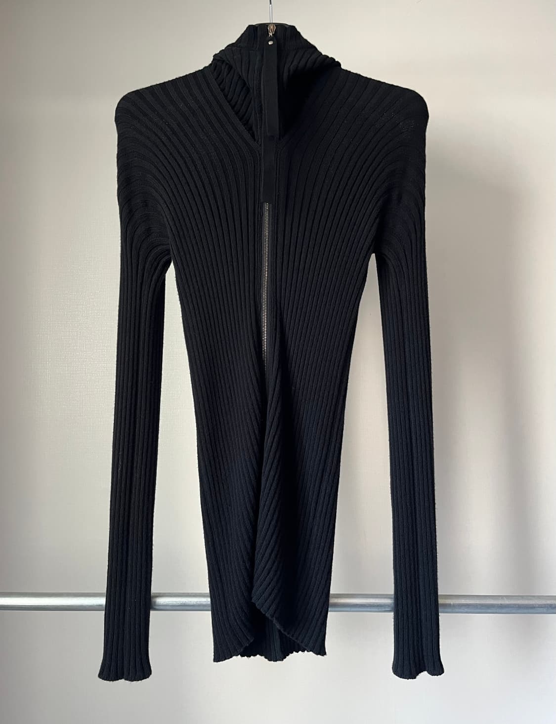 Julius AW06 Multi-Zip Rib Knitted Hoodie 상품이미지1