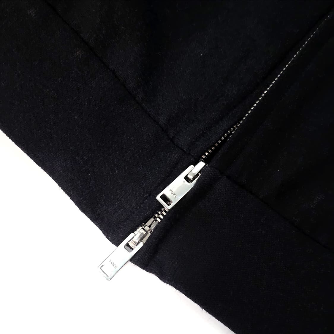 [M] 요크 22AW 자카드 루즈드 집 블루종 자켓 네이비 상품이미지5