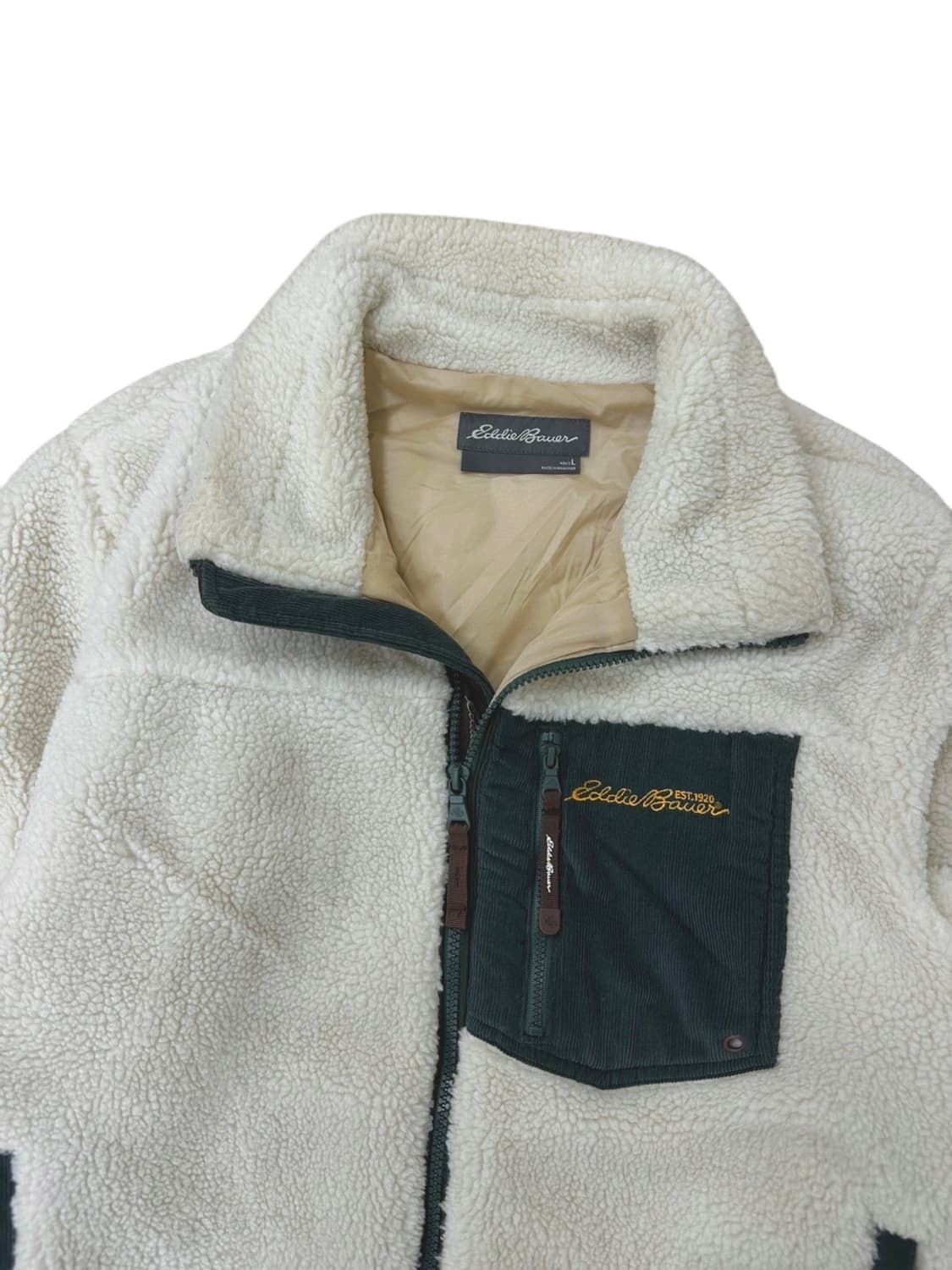 에디바우어 플리스 후리스 화이트 (L) 상품이미지3