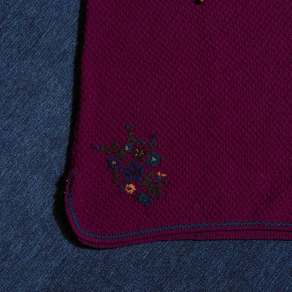 빈티지 자수 포인트 스커트 상품이미지3