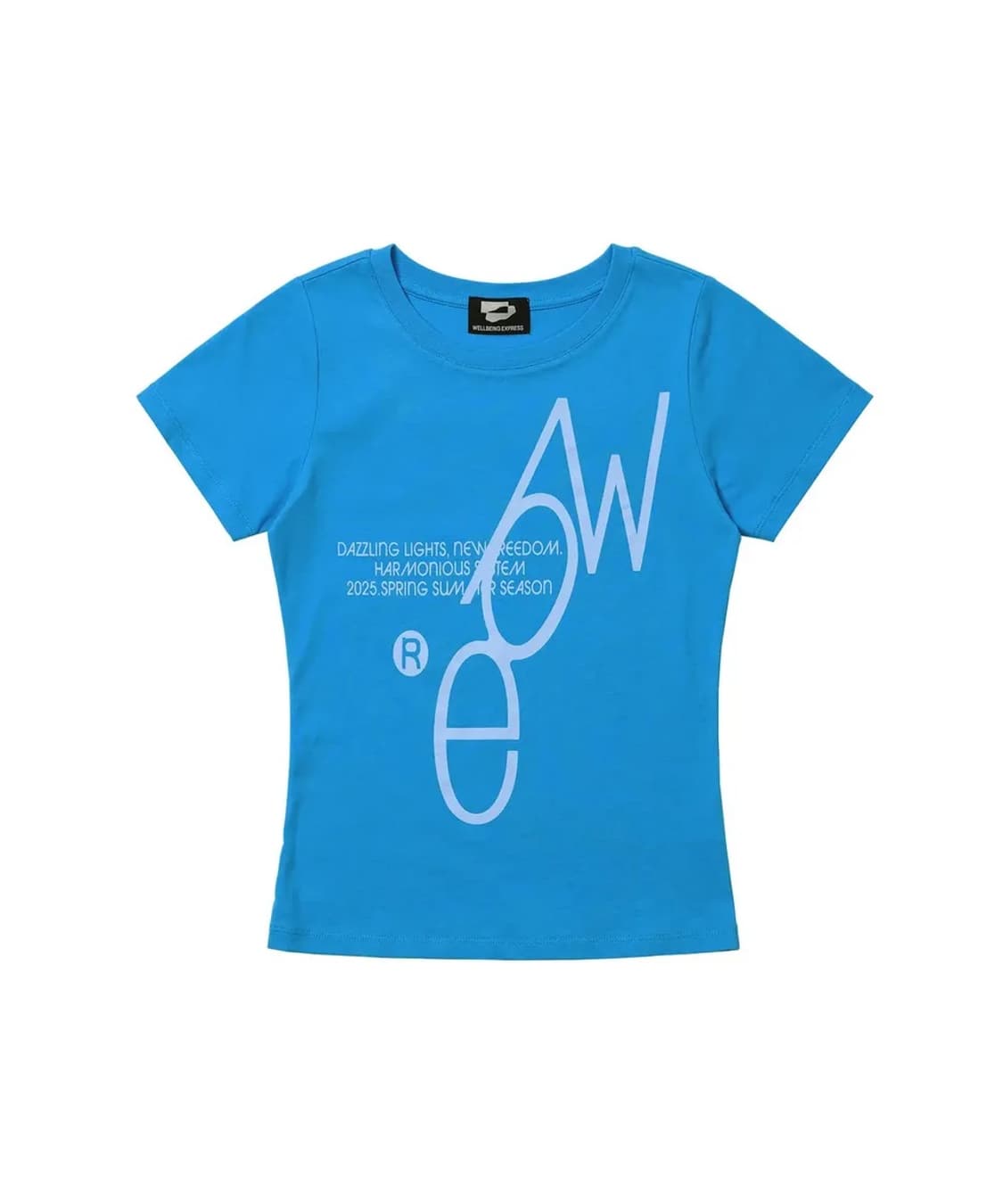 웰빙익스프레스 하프슬리브 반팔 Light WBE Tee Blue m 상품이미지1