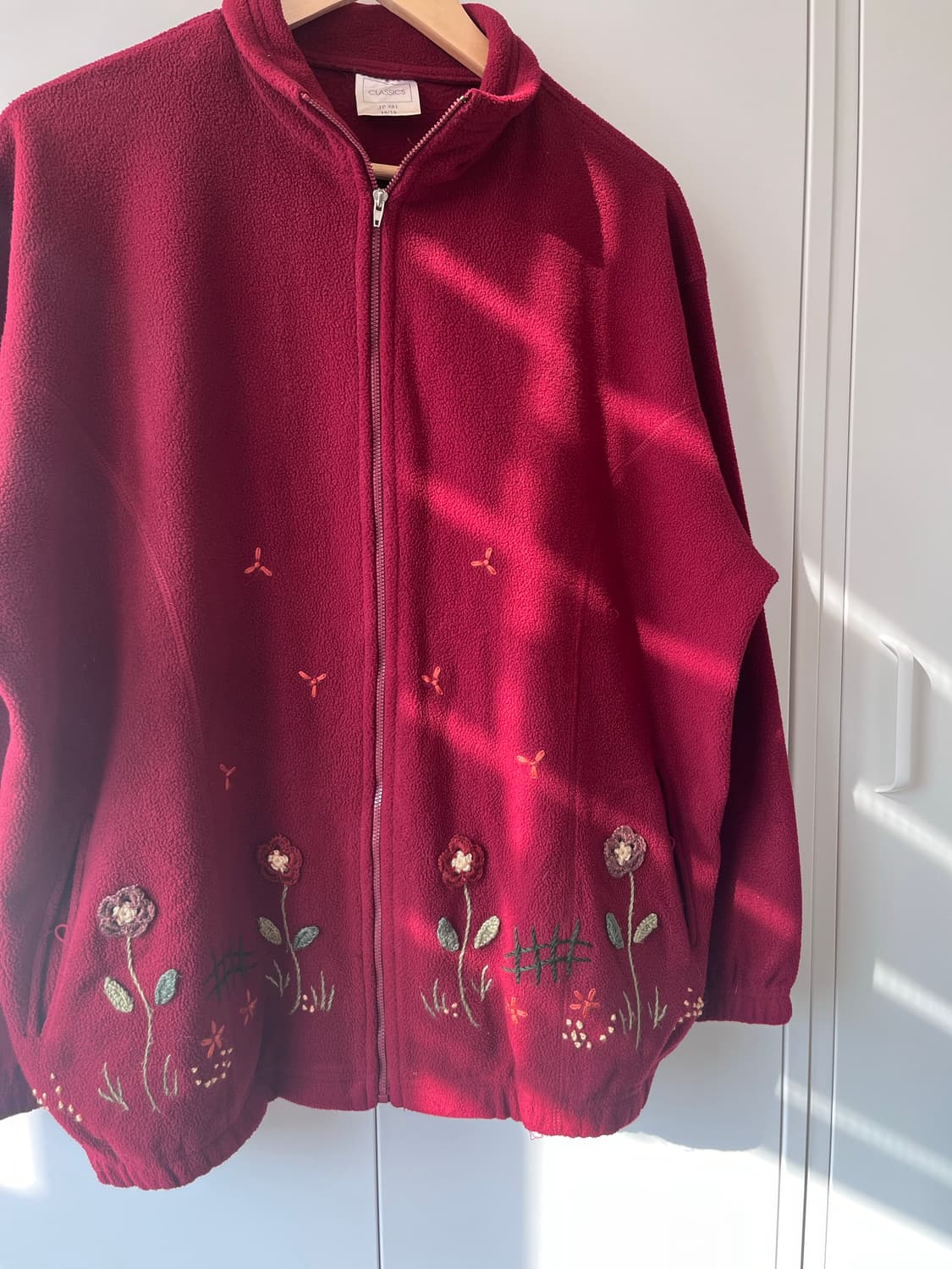 Classics 꽃 자수 플리스 집업  상품이미지10