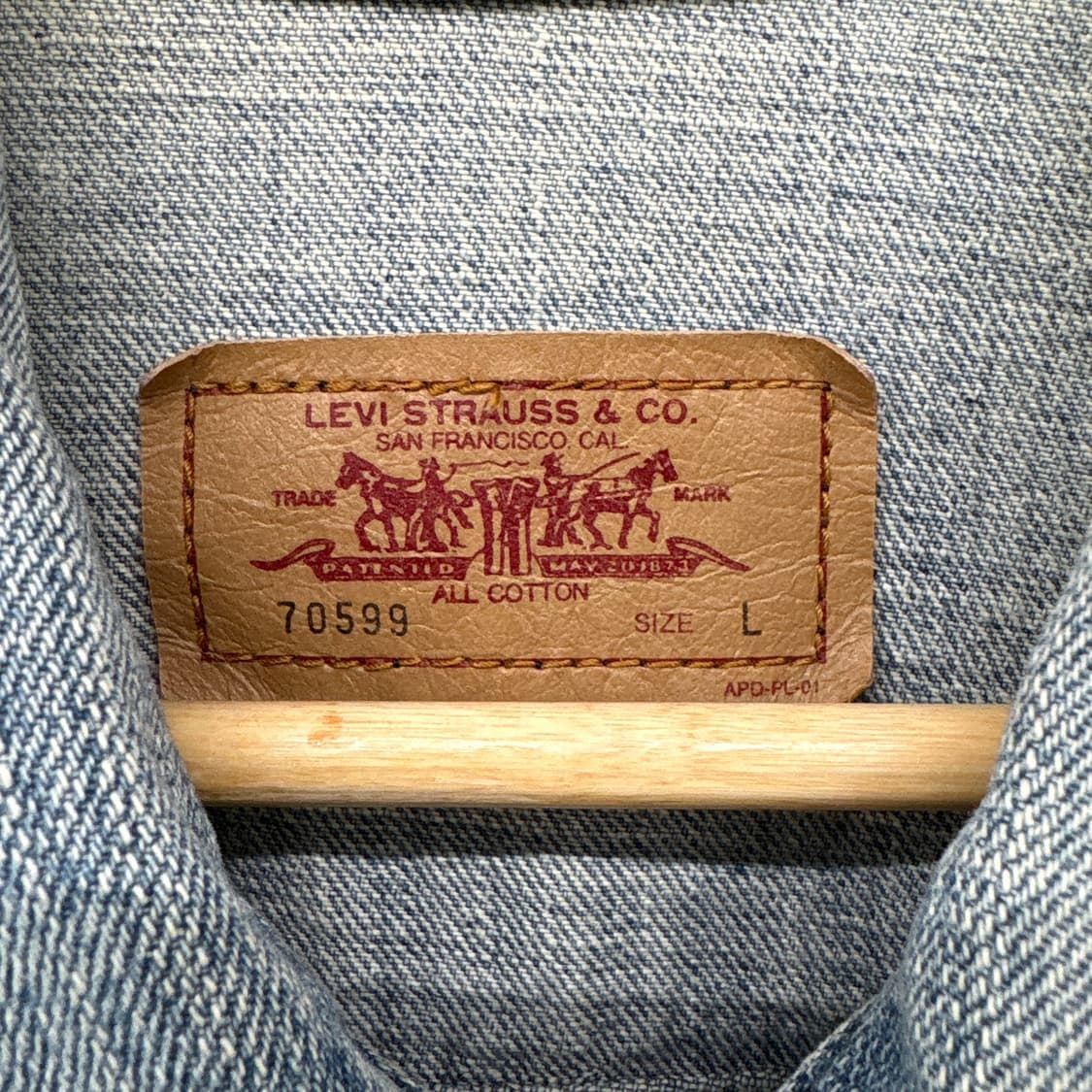 리바이스 데님 청자켓 남성 L 상품이미지4