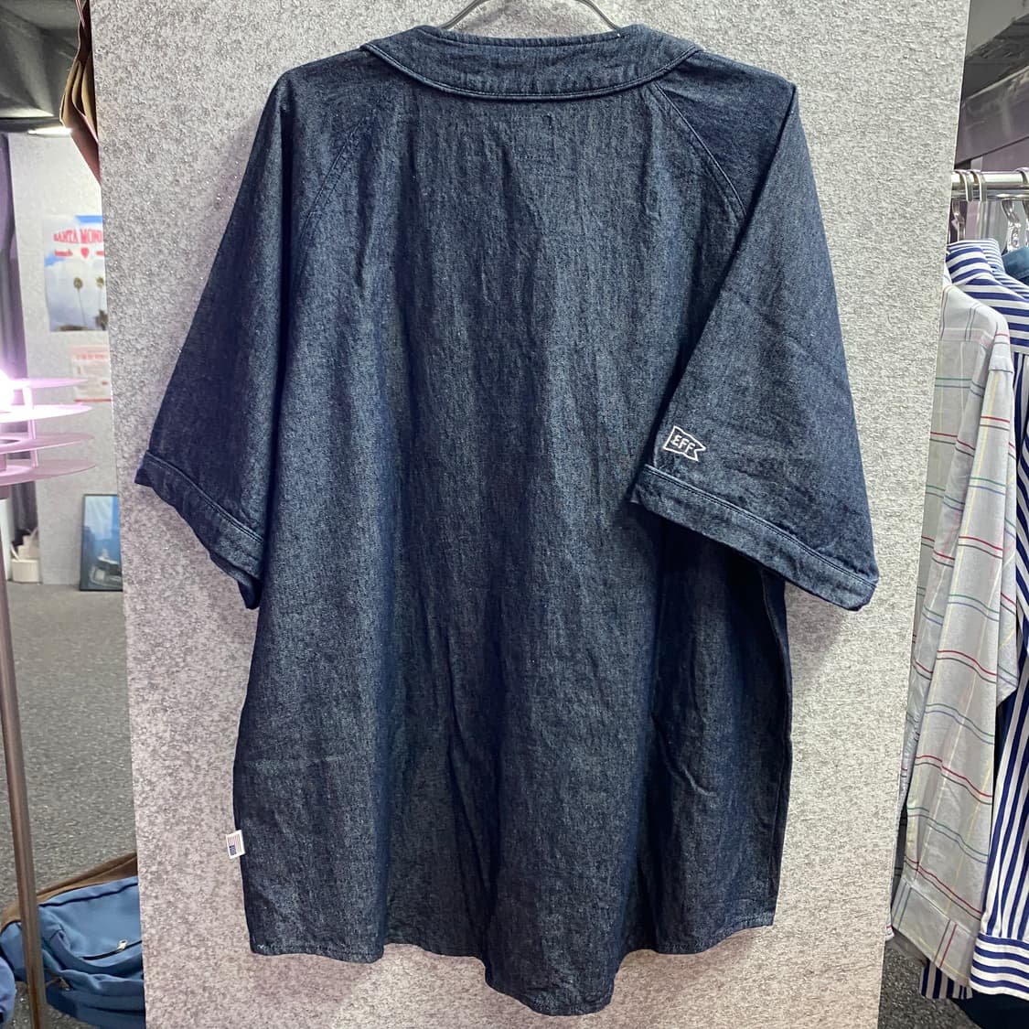 스타터 뉴욕양키스 데님 하프셔츠 B4662 상품이미지4