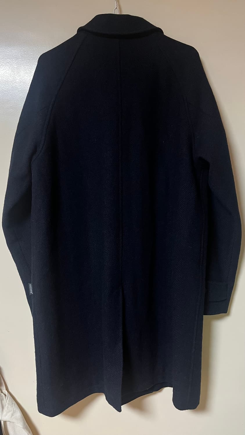 빔즈플러스 해리스트위드 발마칸 코트 네이비 L 상품이미지2