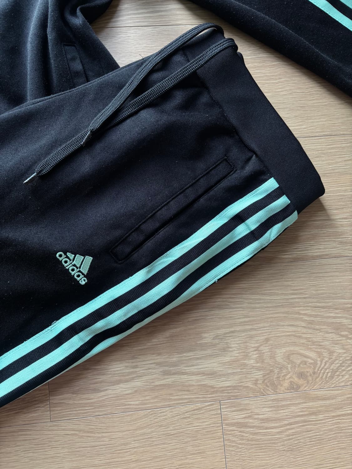 아디다스 민트블랙 져지/바지 셋업 90 상품이미지7