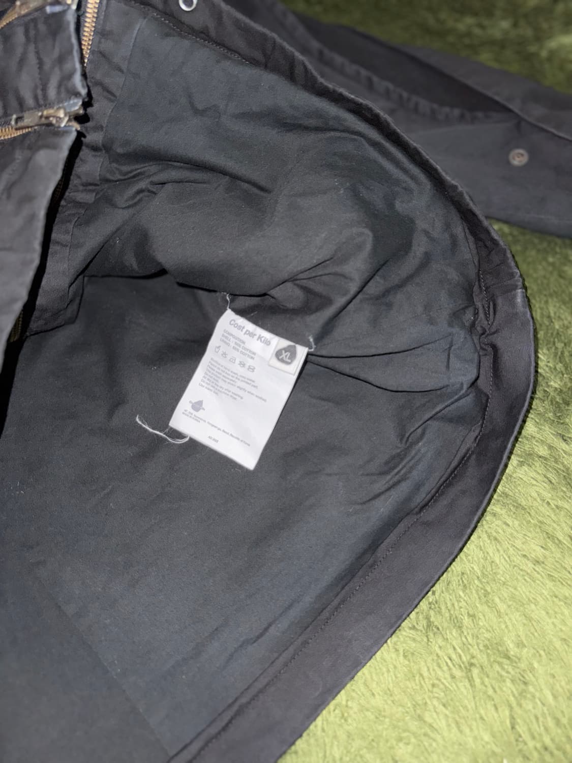 [XL] 코스트퍼킬로 트리플 집 코튼 후디드 블루종 자켓 상품이미지6