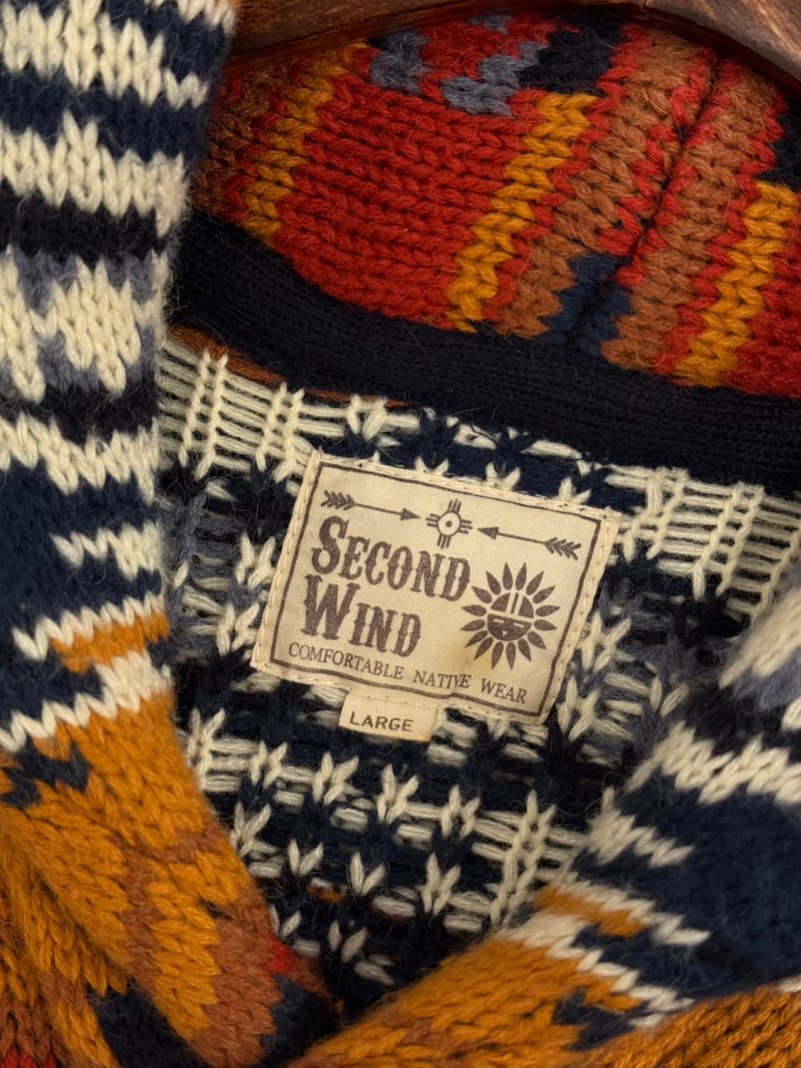 77) Second Wind Navajo Pattern Knit Card 상품이미지8