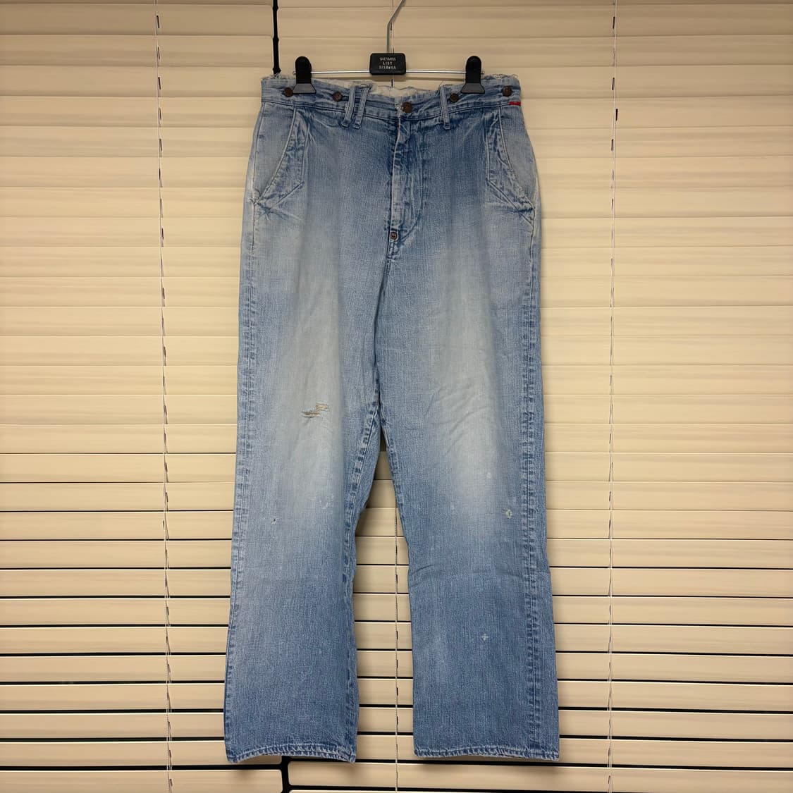 아나크로놈 ANACHRONORM 빈티지 워시드 데님 청바지 W32 상품이미지1