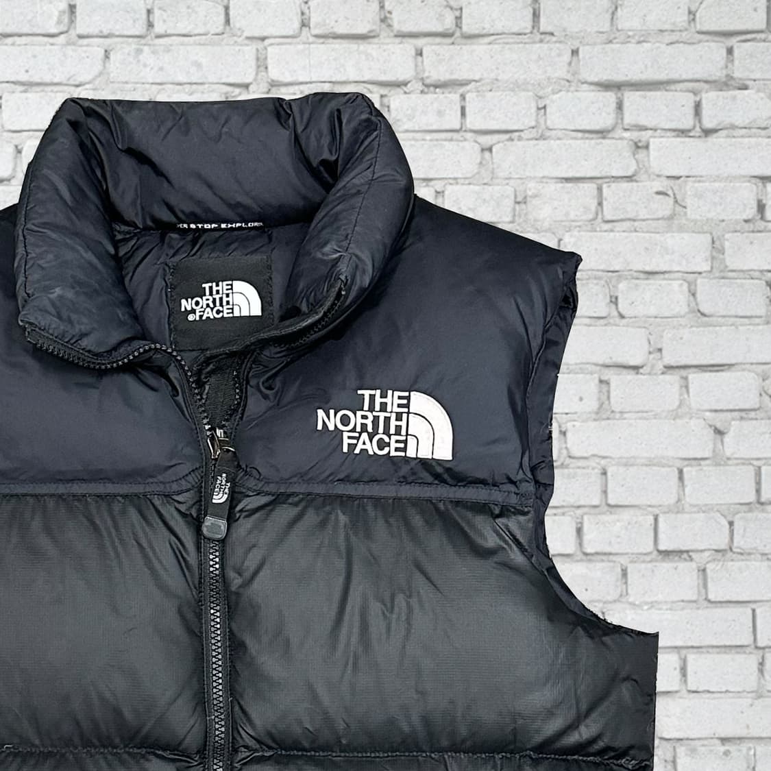 노스페이스 700 구스다운 눕시 블랙 패딩 조끼 85 상품이미지1
